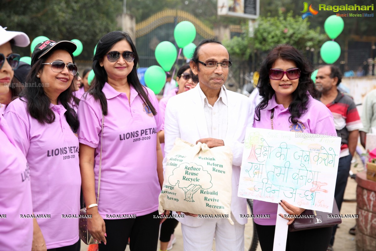 Environmental Awareness Rally By Lions Ladies Club at KBR Park Hyderabad