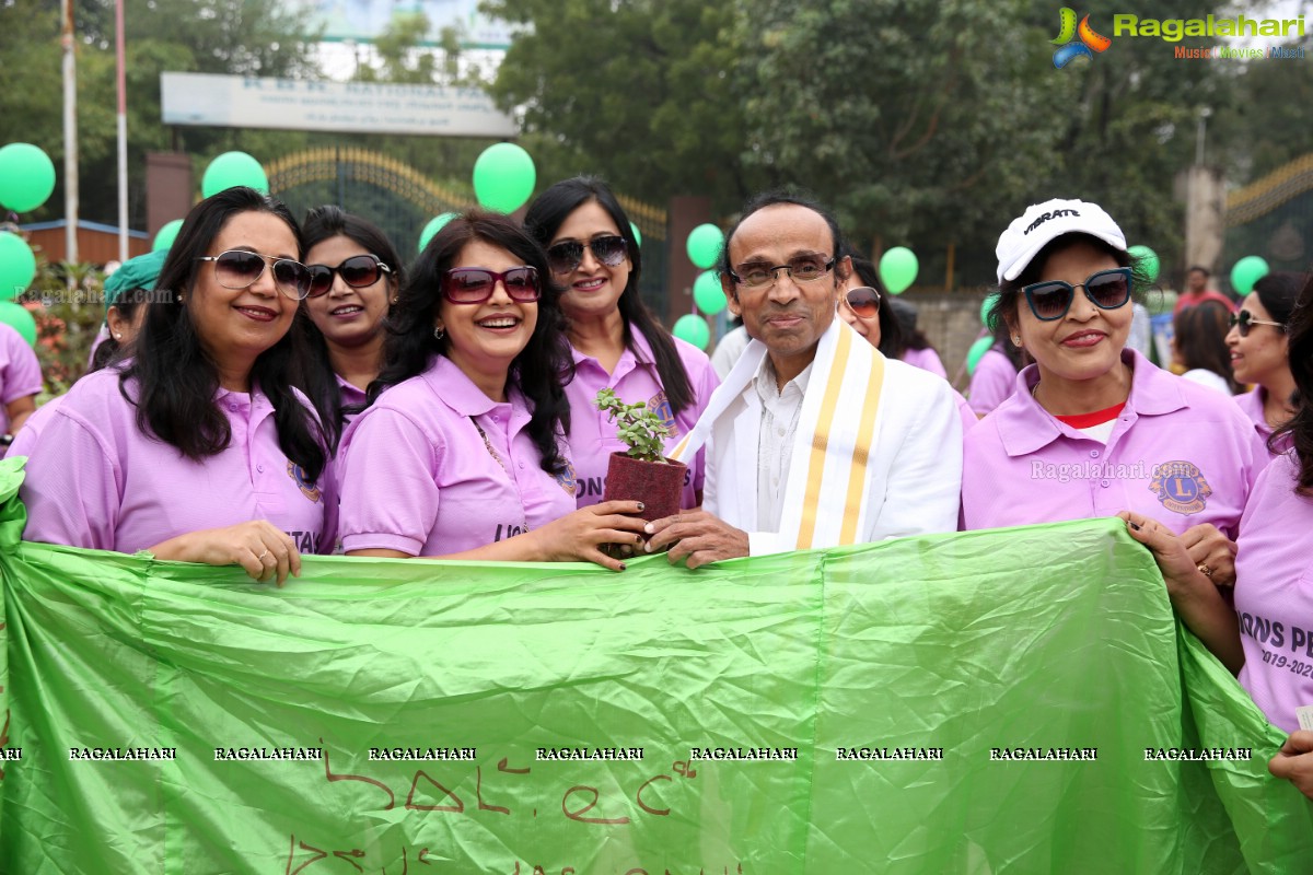 Environmental Awareness Rally By Lions Ladies Club at KBR Park Hyderabad