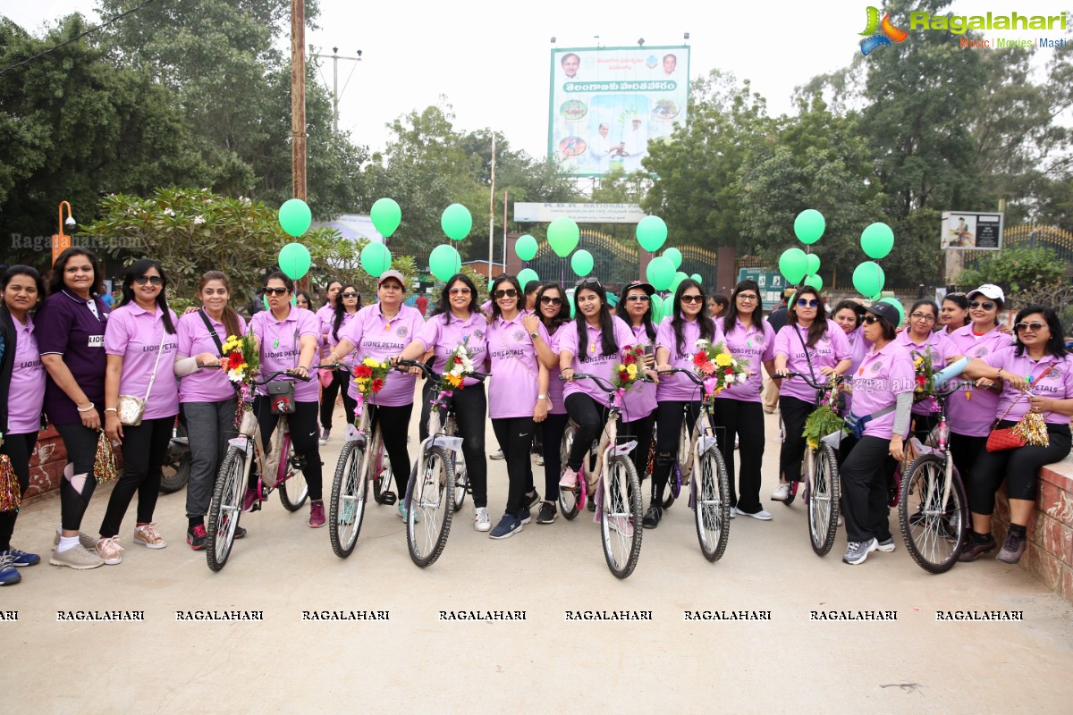 Environmental Awareness Rally By Lions Ladies Club at KBR Park Hyderabad