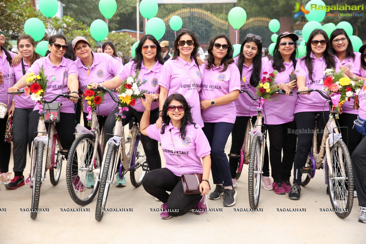 Environmental Awareness Rally By Lions Ladies Club at KBR Park Hyderabad