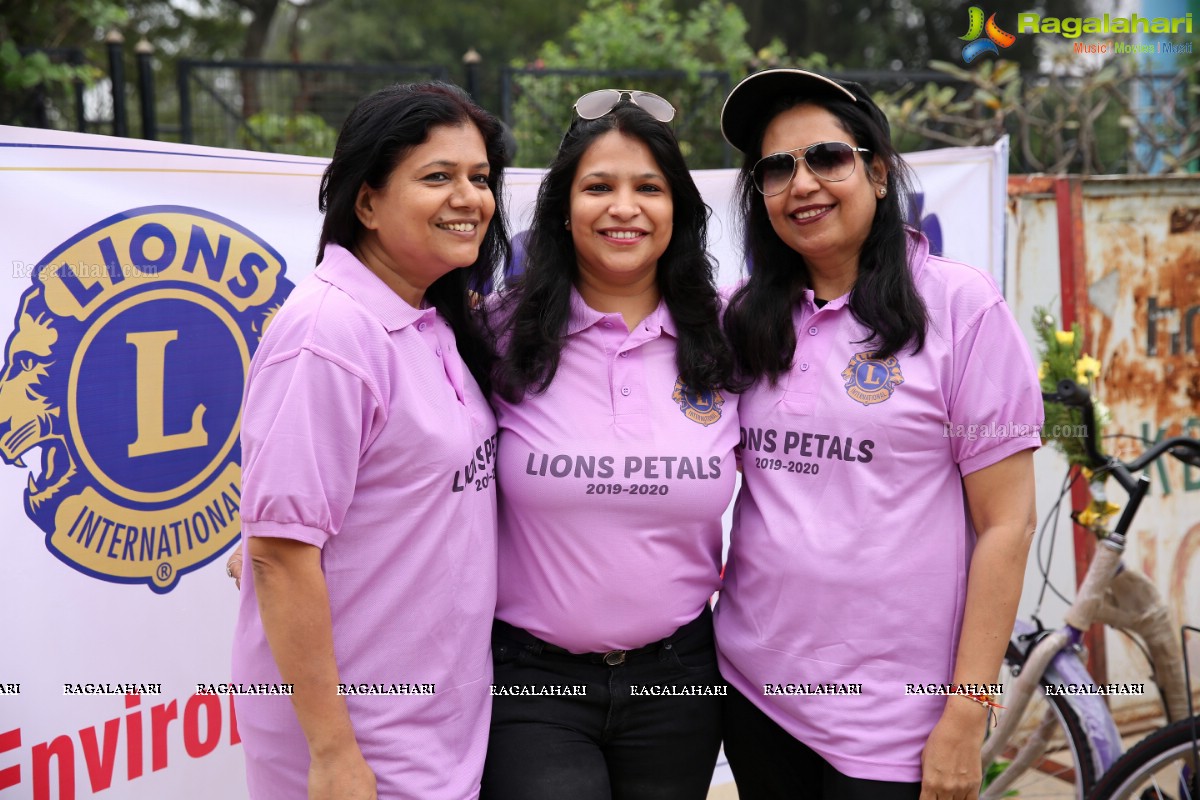 Environmental Awareness Rally By Lions Ladies Club at KBR Park Hyderabad