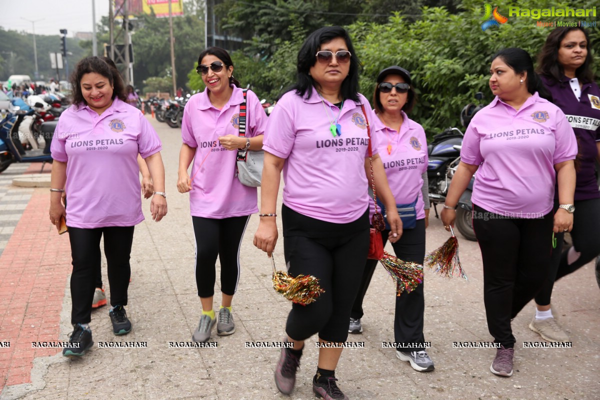 Environmental Awareness Rally By Lions Ladies Club at KBR Park Hyderabad