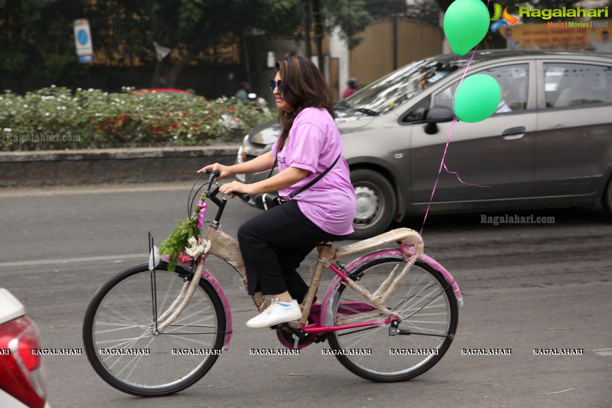 Environmental Awareness Rally By Lions Ladies Club at KBR Park Hyderabad