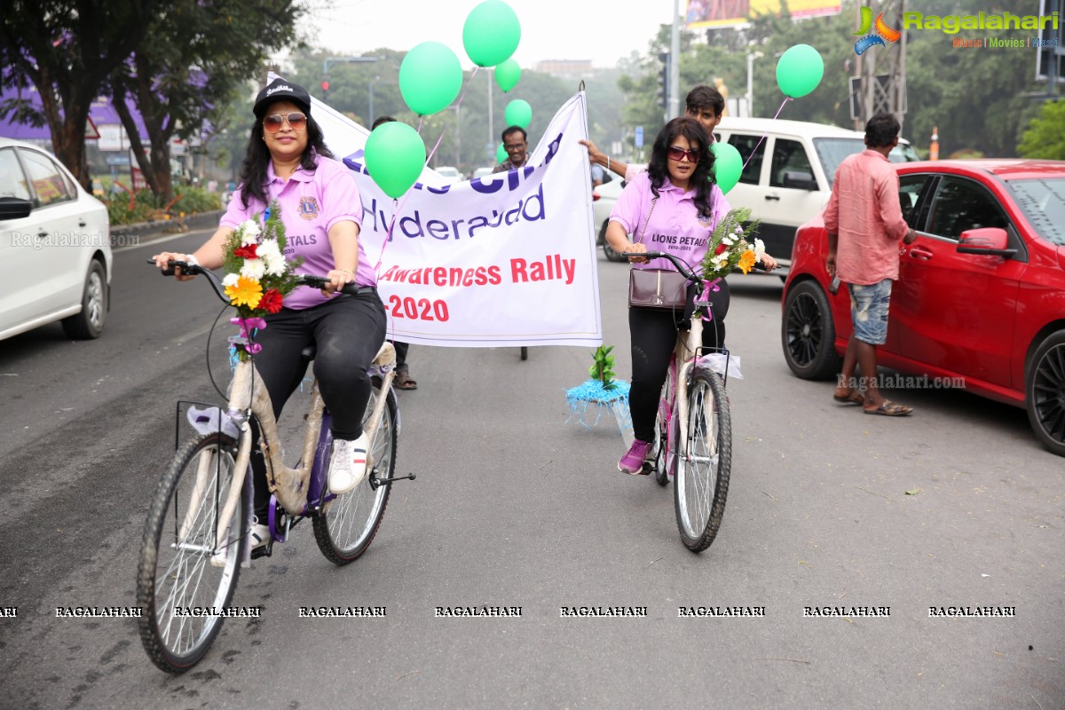 Environmental Awareness Rally By Lions Ladies Club at KBR Park Hyderabad