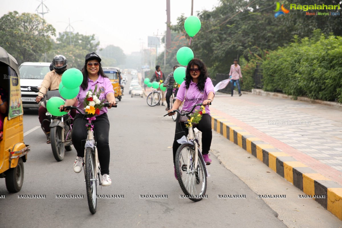 Environmental Awareness Rally By Lions Ladies Club at KBR Park Hyderabad