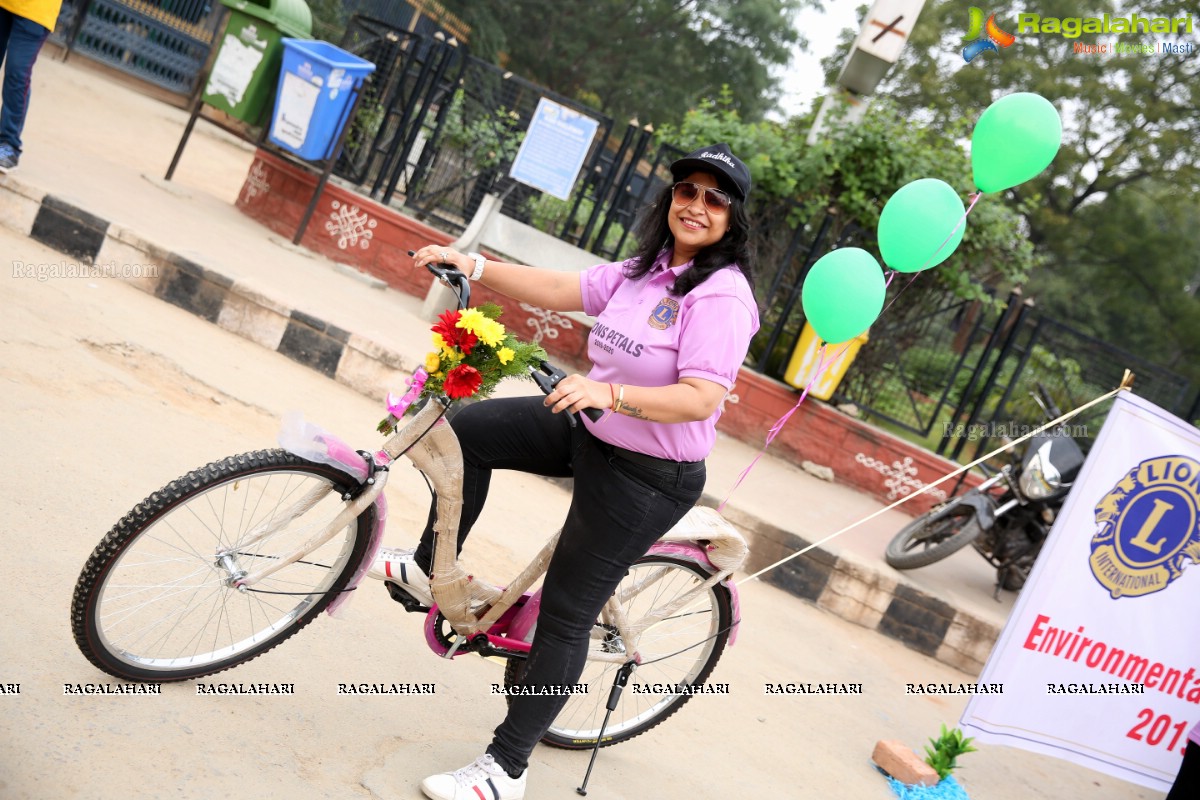 Environmental Awareness Rally By Lions Ladies Club at KBR Park Hyderabad