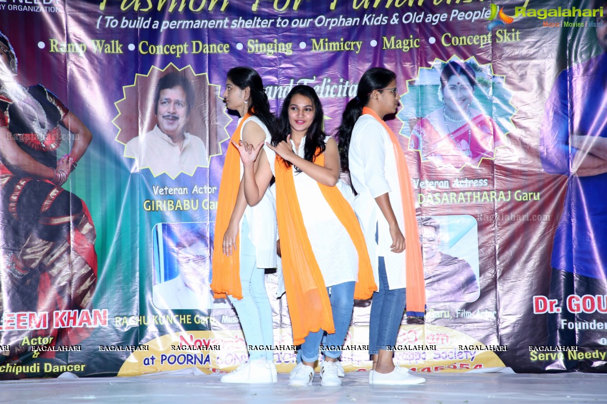 F-Cube Fashion For Fundraising & Grand Felicitation to Veteran Actor Girbabu and Actress Kavitha