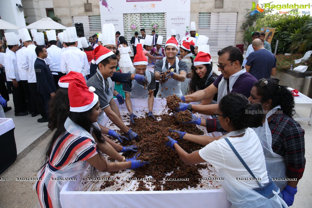 Grape Stomping & Cake Mixing Brunch 2019 at Novotel Hyderabad Airport