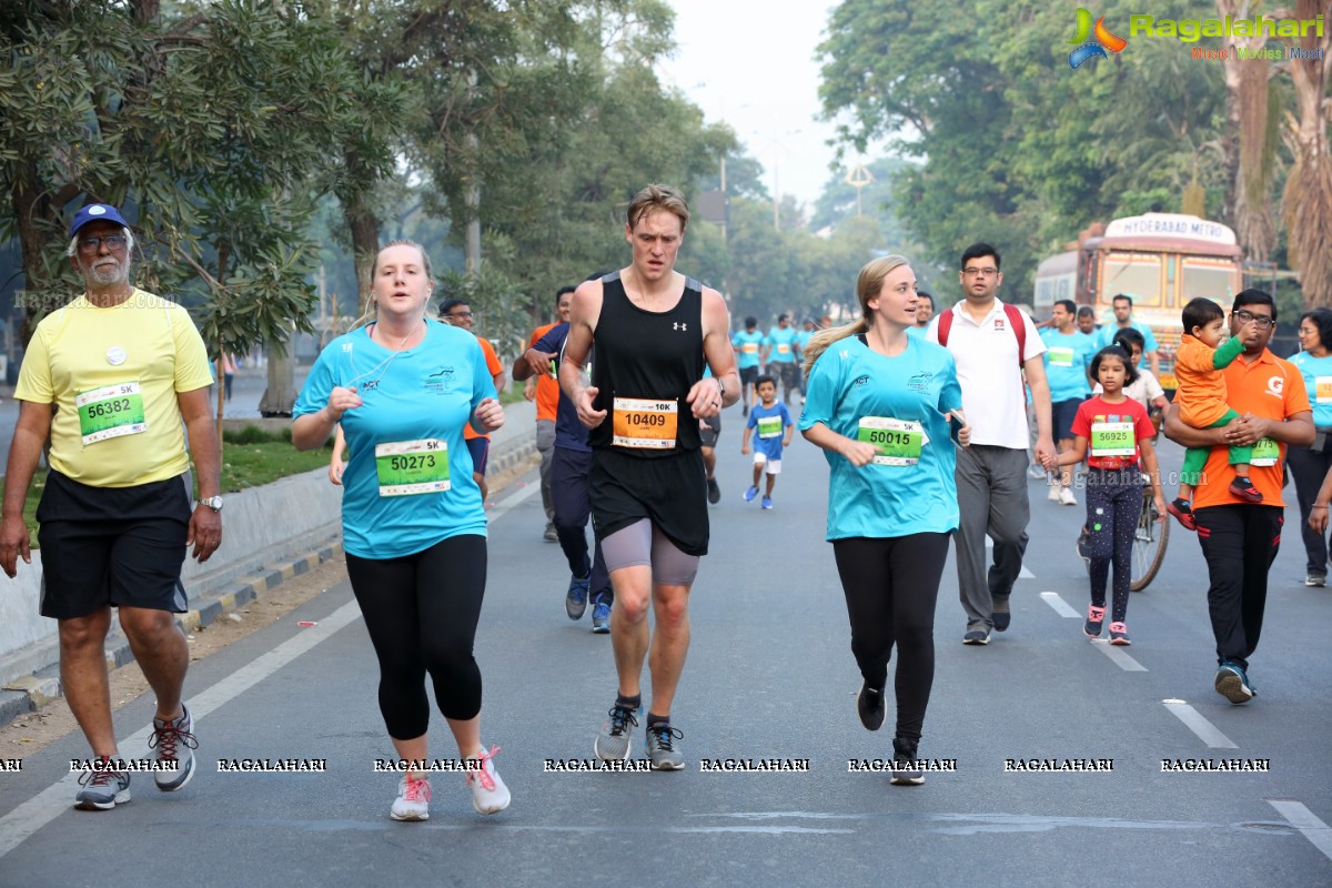 Hyderabad 10k Run 2019 Flag Off