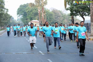 Hyderabad 10k Run Flag Off