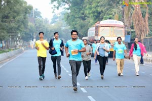 Hyderabad 10k Run Flag Off