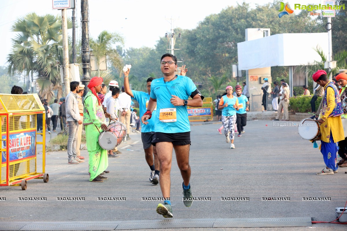 Hyderabad 10k Run 2019 Flag Off