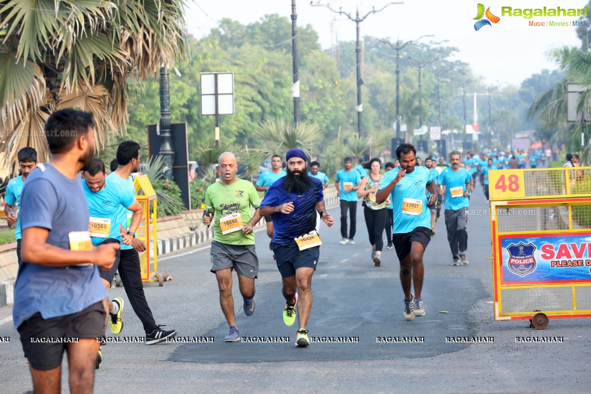 Hyderabad 10k Run 2019 Flag Off