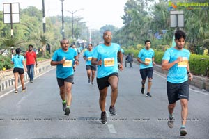 Hyderabad 10k Run Flag Off