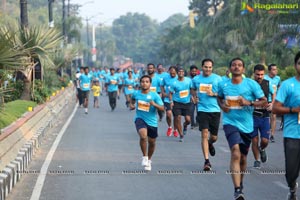 Hyderabad 10k Run Flag Off