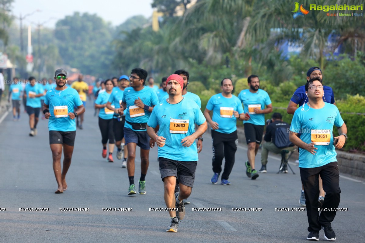 Hyderabad 10k Run 2019 Flag Off