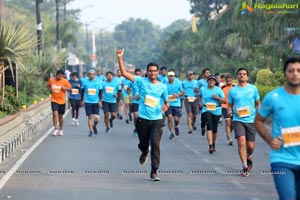 Hyderabad 10k Run Flag Off