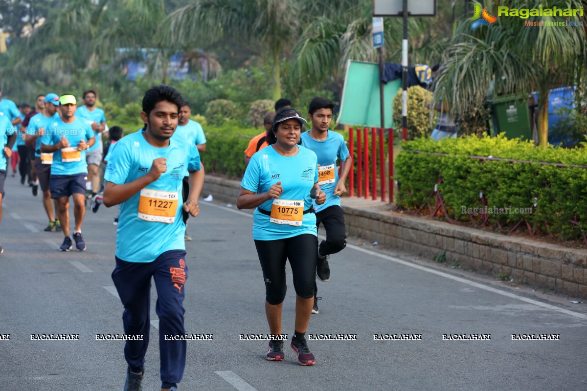 Hyderabad 10k Run 2019 Flag Off