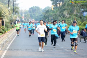 Hyderabad 10k Run Flag Off