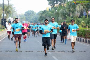 Hyderabad 10k Run Flag Off