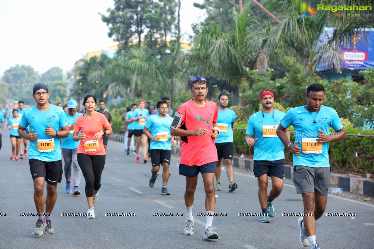 Hyderabad 10k Run 2019 Flag Off