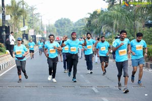 Hyderabad 10k Run Flag Off