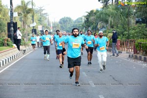 Hyderabad 10k Run Flag Off