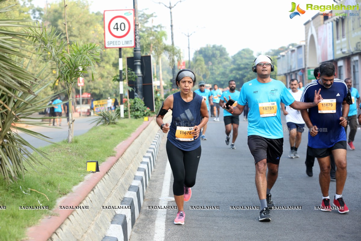 Hyderabad 10k Run 2019 Flag Off