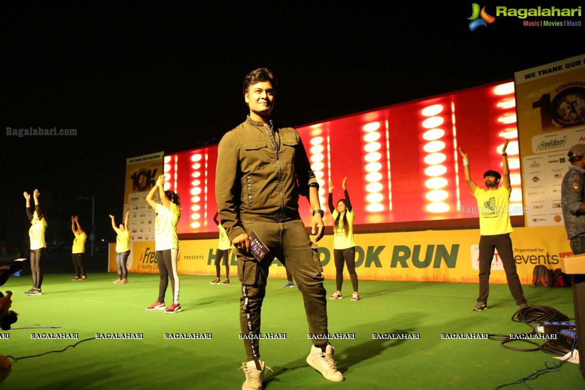 Hyderabad 10k Run 2019 Flag Off