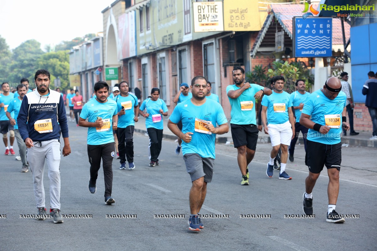 Hyderabad 10k Run 2019 Flag Off