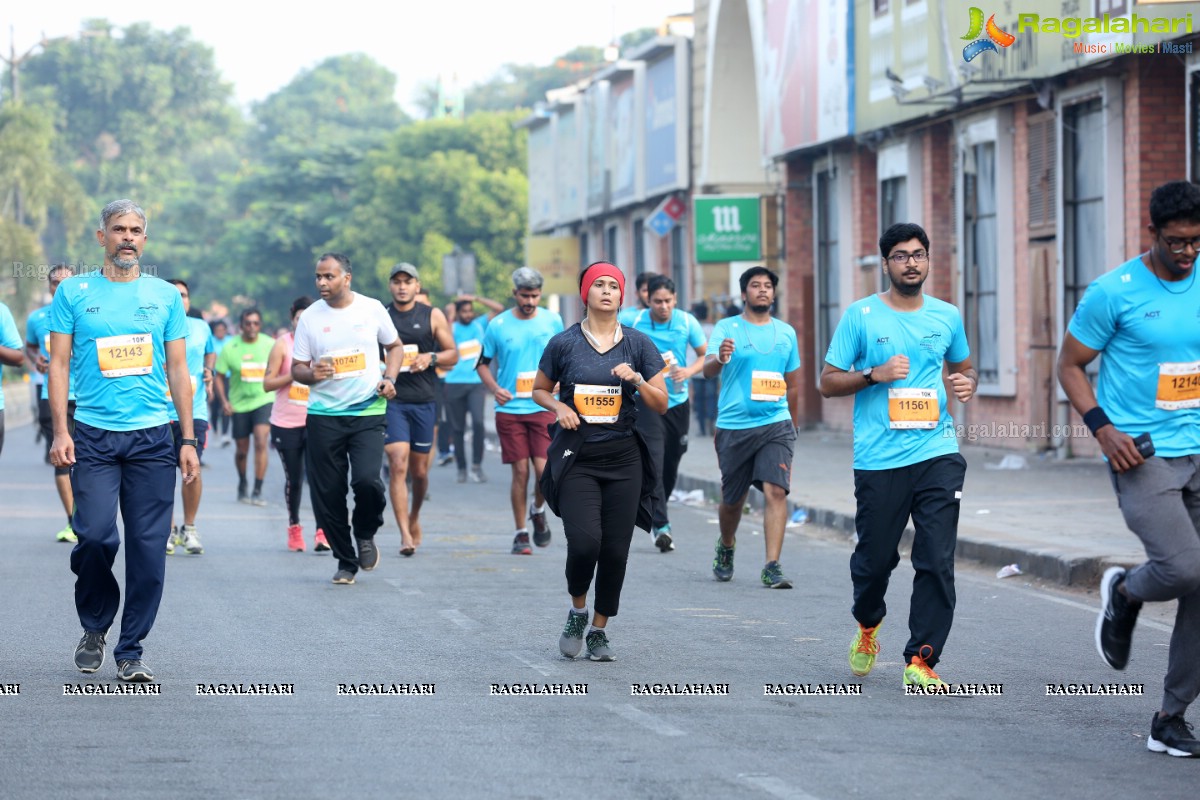 Hyderabad 10k Run 2019 Flag Off