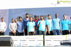 Hyderabad 10k Run Flag Off