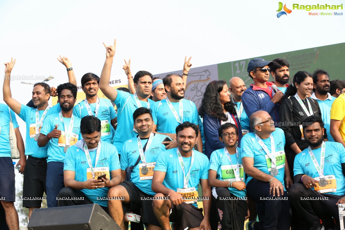 Hyderabad 10k Run 2019 Flag Off