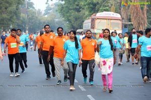 Hyderabad 10k Run Flag Off