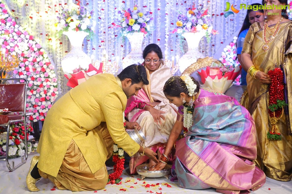 Actor Kaushik Babu - Ratna Bhavya's Wedding Reception