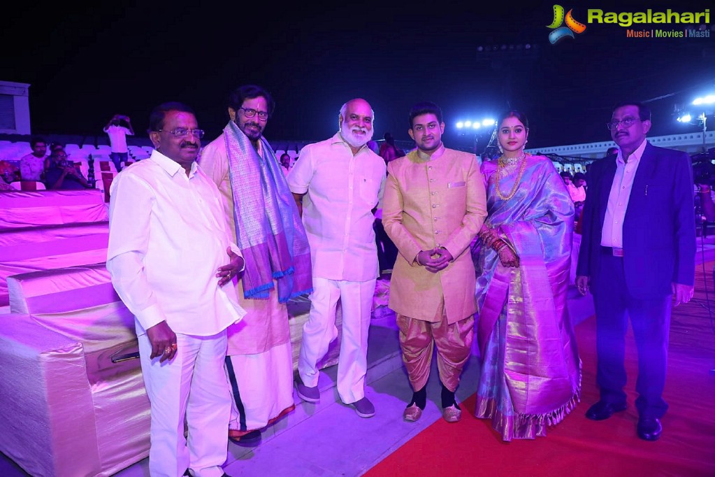 Actor Kaushik Babu - Ratna Bhavya's Wedding Reception