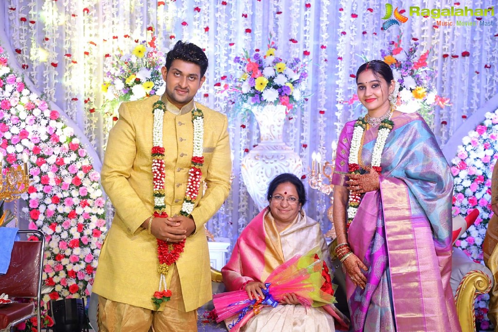 Actor Kaushik Babu - Ratna Bhavya's Wedding Reception