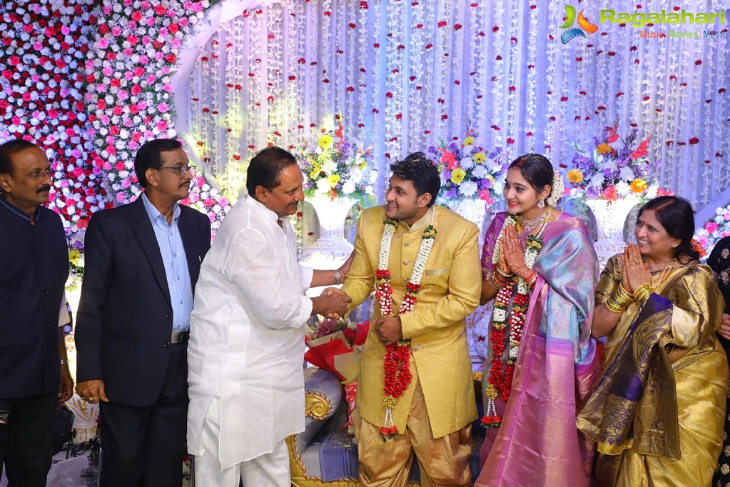 Actor Kaushik Babu - Ratna Bhavya's Wedding Reception
