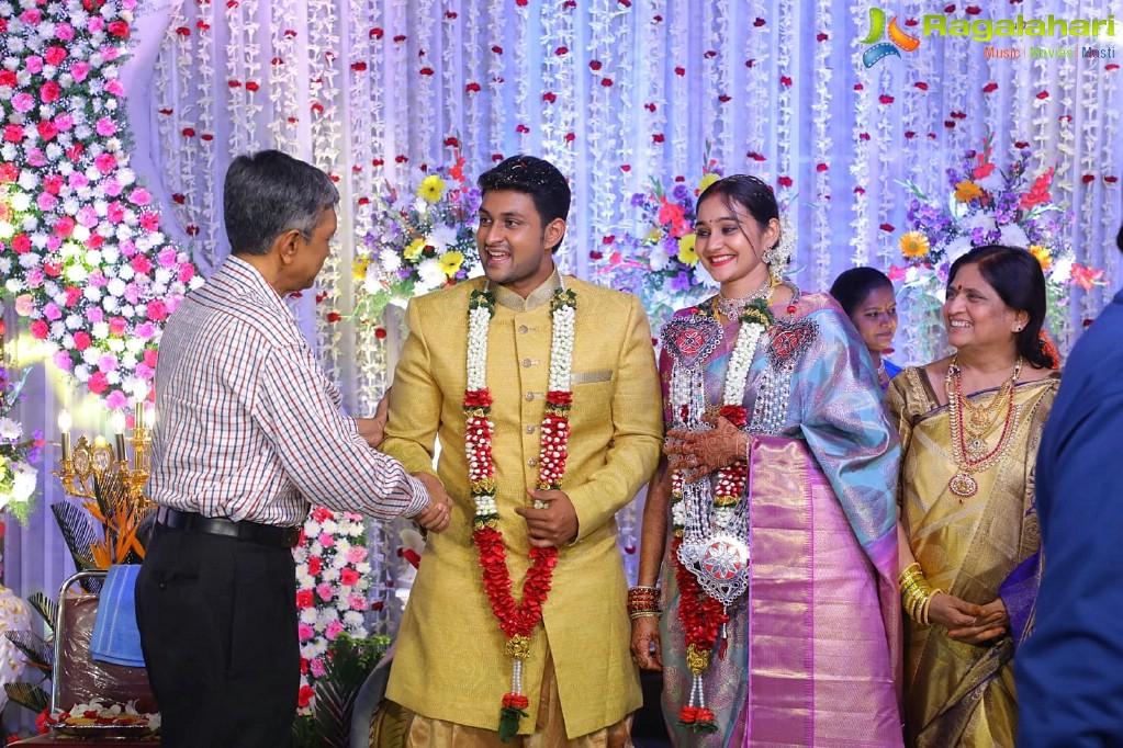 Actor Kaushik Babu - Ratna Bhavya's Wedding Reception