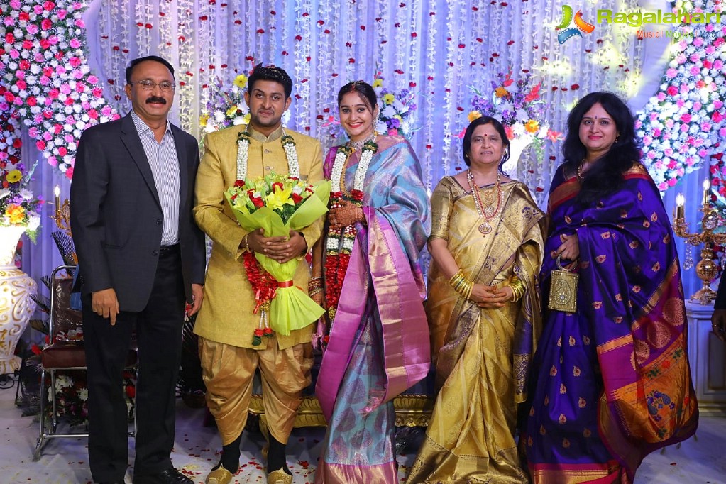 Actor Kaushik Babu - Ratna Bhavya's Wedding Reception