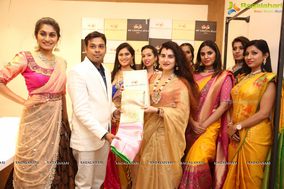 Sri Krishna Silks Exclusive Weaves at Banjara Hills Curtain Raiser & Fashion Showcase