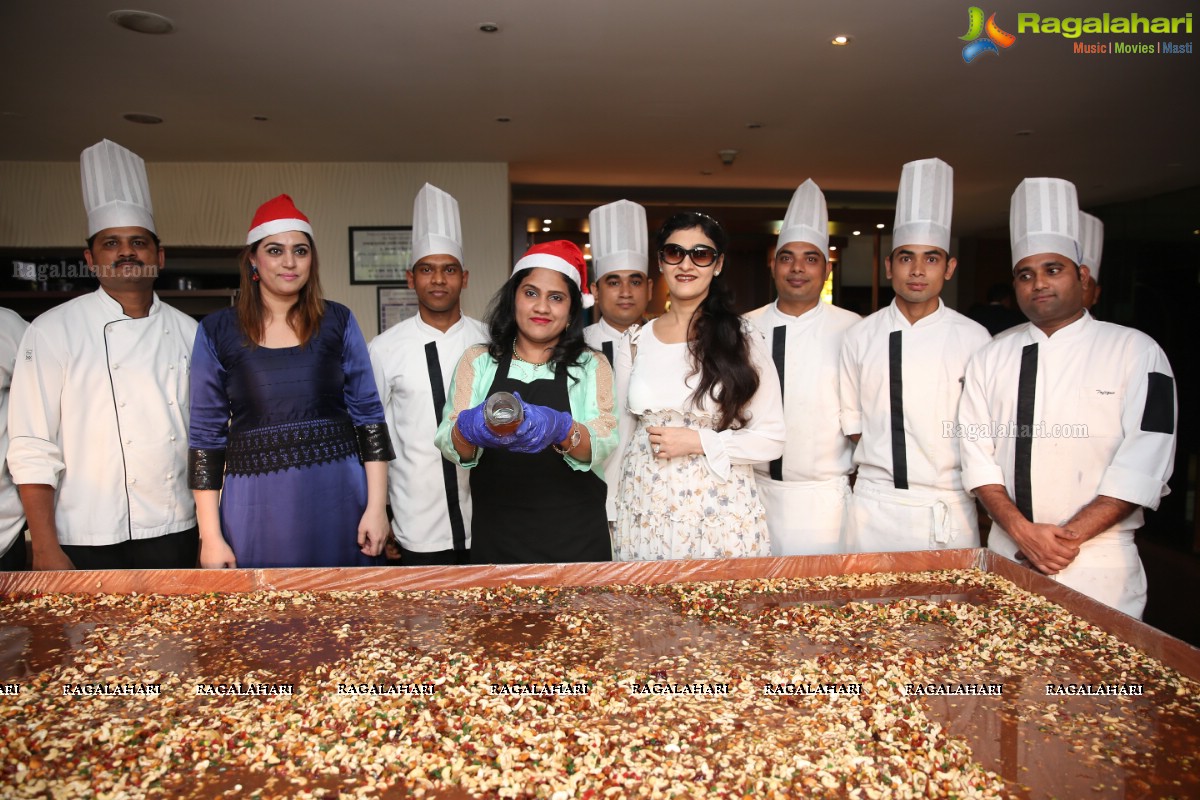 Synergy Group Cake Mixing Event 2019 at Taj Vivanta