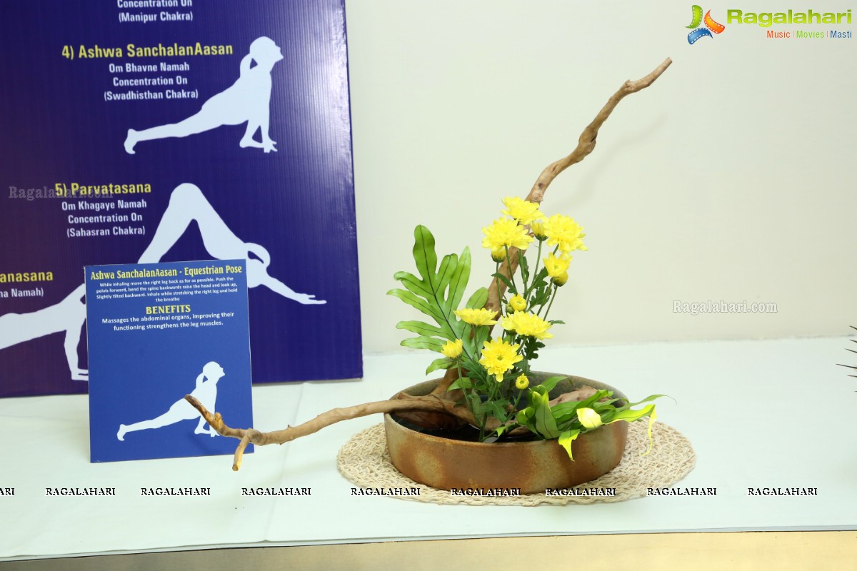 Yogabana - A Symphony of Yoga and Ikebana at Sarovar Complex