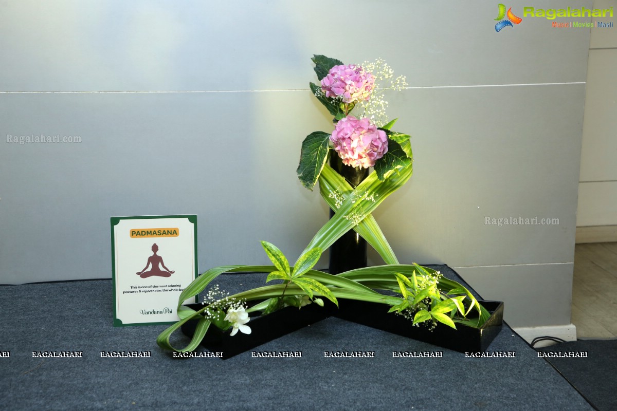 Yogabana - A Symphony of Yoga and Ikebana at Sarovar Complex