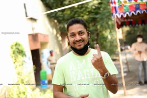 GHMC Polls 2020 Megastar Chiranjeevi, Celeb Cast Votes