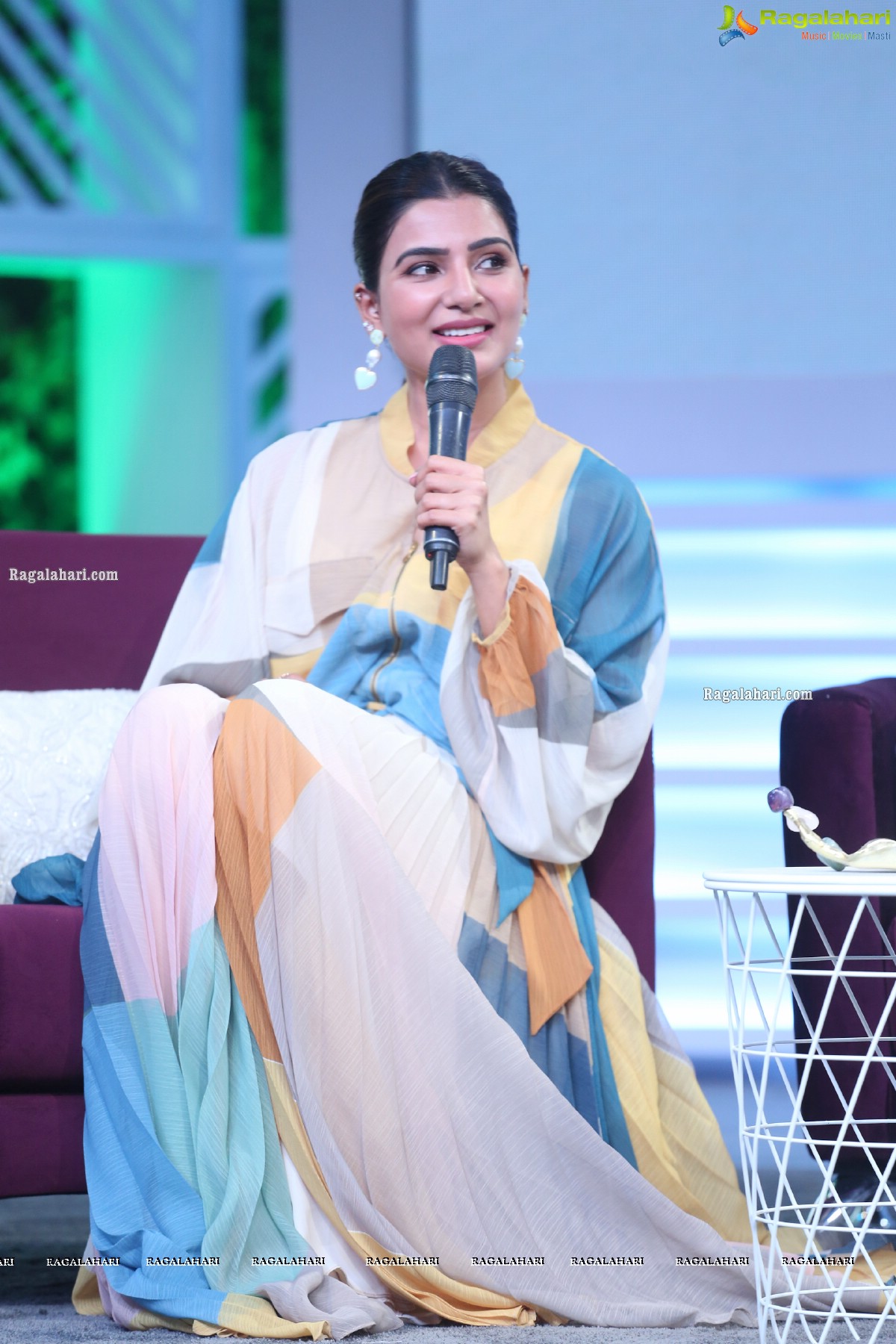 Samantha and Allu Arvind Press Meet about Sam Jam Celebrity Talk Show