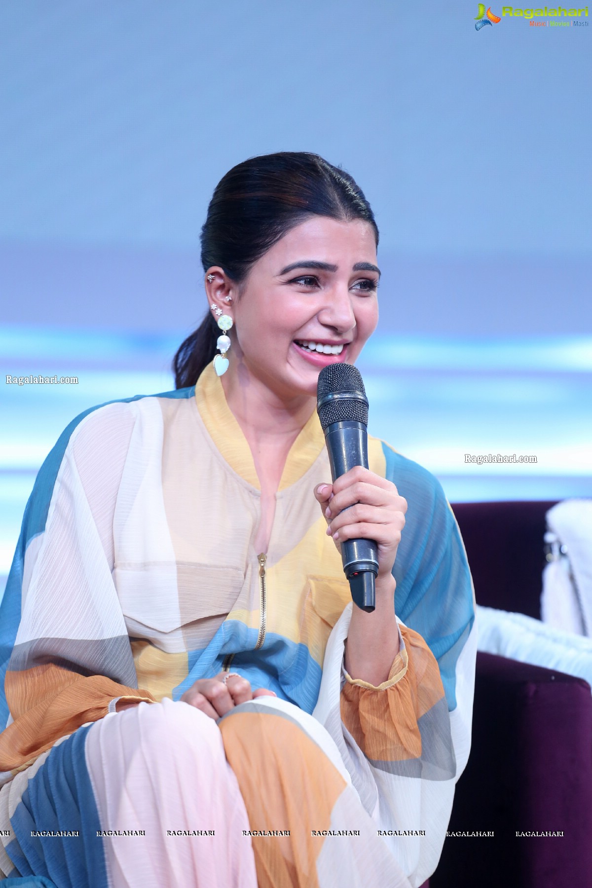 Samantha and Allu Arvind Press Meet about Sam Jam Celebrity Talk Show