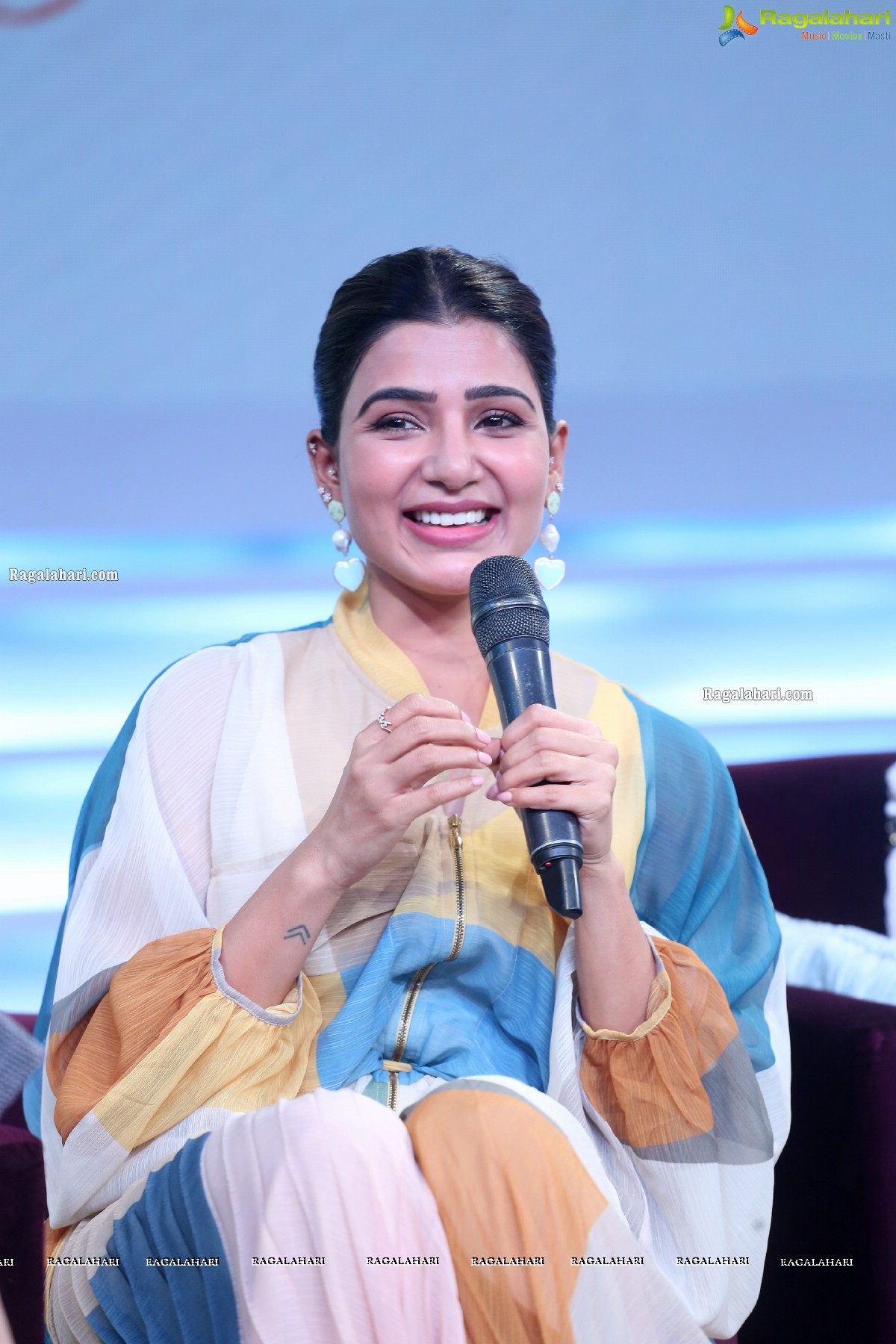 Samantha and Allu Arvind Press Meet about Sam Jam Celebrity Talk Show