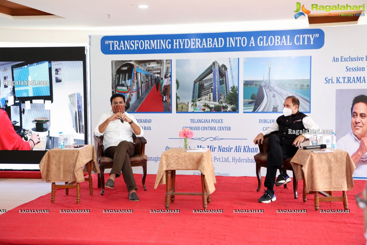 Interactive Session with Sri KT Rama Rao on Transforming Hyderabad Into a Global City