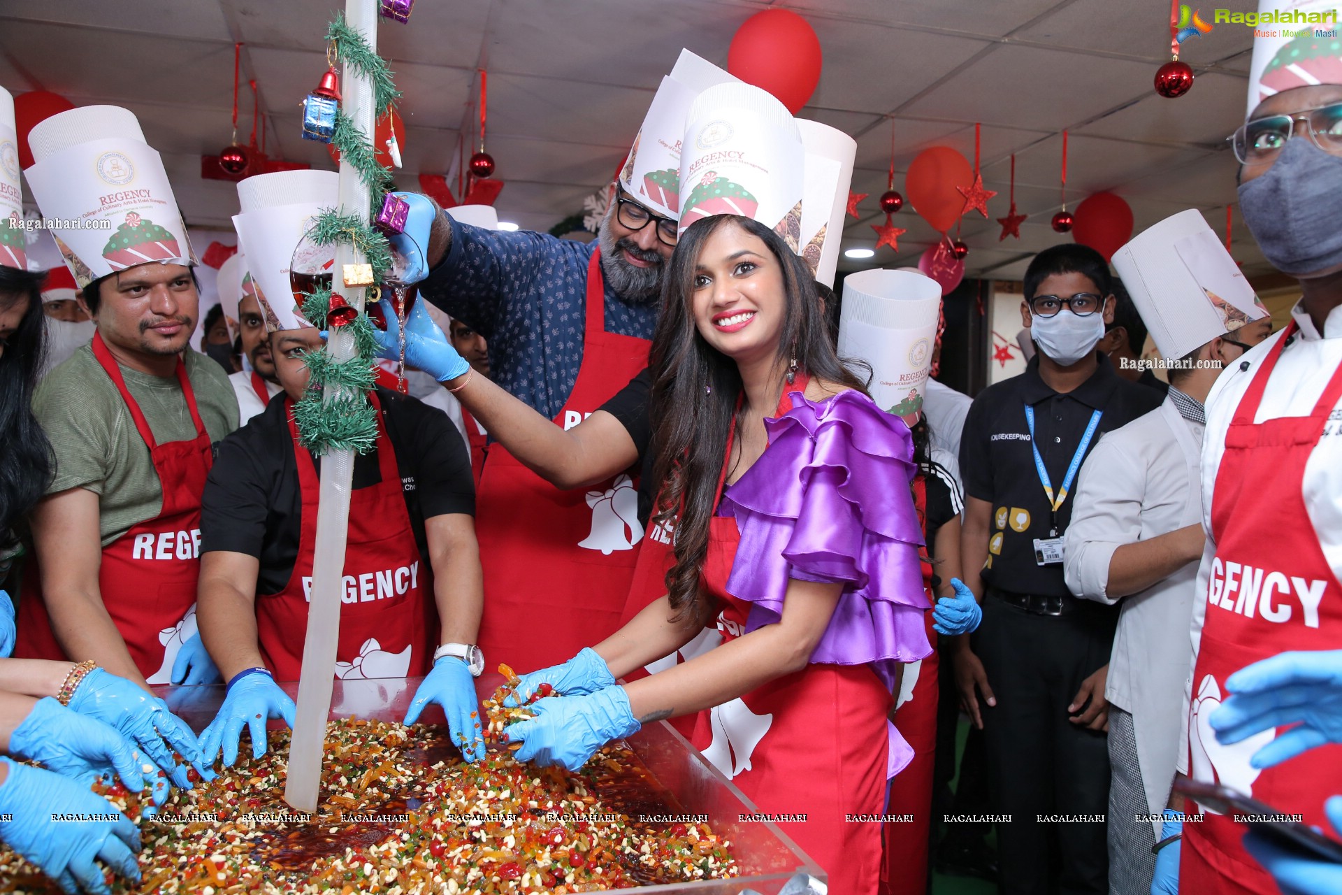 Christmas Cake Mixing Ceremony 2021 by Regency College of Hotel Management